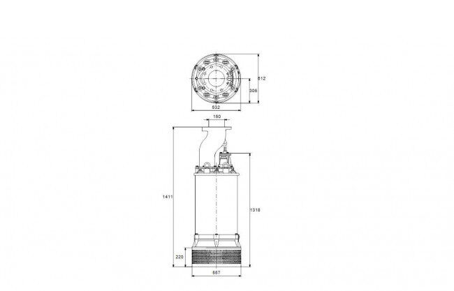 nasos drenajnyy grundfos dwk e 10 150 370 5 1d 1