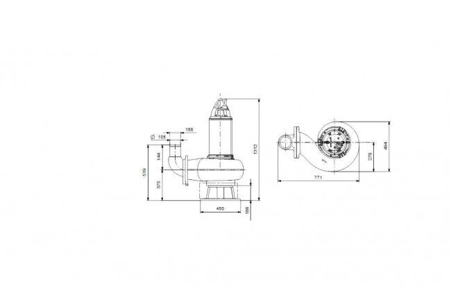 nasos kanalizatsionnyy grundfos se1 95 100 185 4 52h c n 51d 2