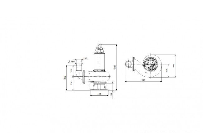 nasos kanalizatsionnyy grundfos se1 95 150 200 4 52h c ex 51d 2