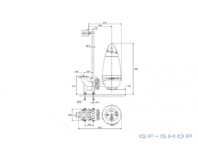 nasos kanalizatsionnyy grundfos sev 100 100 30 4 50d 1 nasos kanalizatsionnyy grundfos sev 100 100 30 4 50d 1