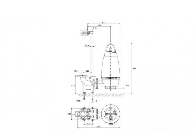 nasos kanalizatsionnyy grundfos sev 100 100 40 4 51d 1 nasos kanalizatsionnyy grundfos sev 100 100 40 4 51d 1