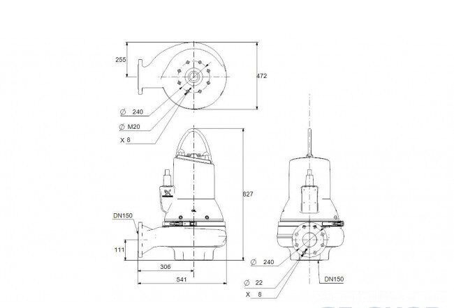 nasos kanalizatsionnyy grundfos sl1 100 150 75 a 4 51d c 3 nasos kanalizatsionnyy grundfos sl1 100 150 75 a 4 51d c 3