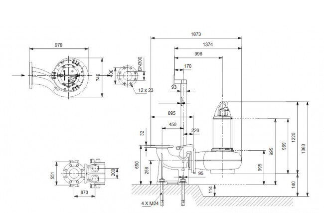 nasos kanalizatsionnyy grundfos sl2 125 300 160 6 52e s q ex 51d 1 nasos kanalizatsionnyy grundfos sl2 125 300 160 6 52e s q ex 51d 1