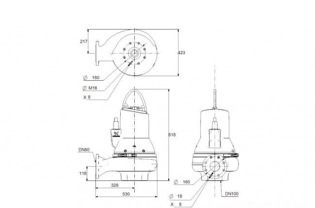 nasos kanalizatsionnyy sl1 80 80 75 a ex 4 51d c 3