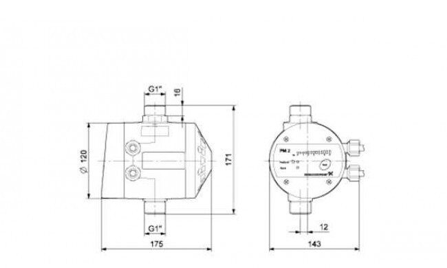 regulyator davleniya grundfos pm2 1 regulyator davleniya grundfos pm2 1