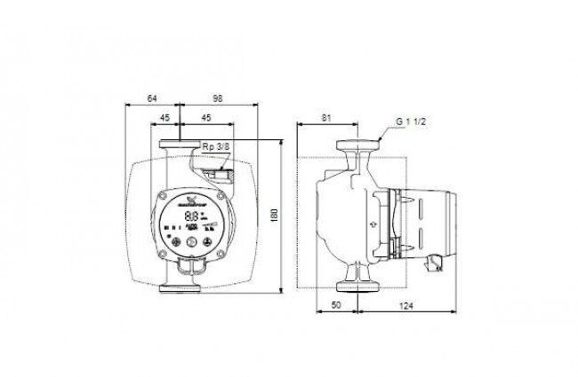 tsirkulyatsionnyy nasos grundfos alpha3 25 60 a 180 s vozduhootvodchikom new 3