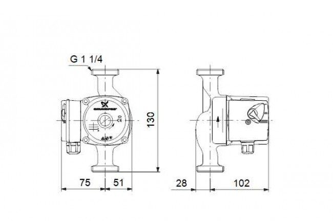 tsirkulyatsionnyy nasos grundfos ups 20 60 130 2 tsirkulyatsionnyy nasos grundfos ups 20 60 130 2