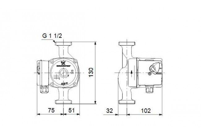 tsirkulyatsionnyy nasos grundfos ups 25 40 130 1 tsirkulyatsionnyy nasos grundfos ups 25 40 130 1