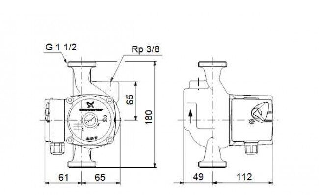 tsirkulyatsionnyy nasos grundfos ups 25 40 a 1 tsirkulyatsionnyy nasos grundfos ups 25 40 a 1