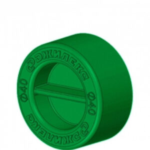 zaglushka dlya trubyi pnd 20 mm zelenaya